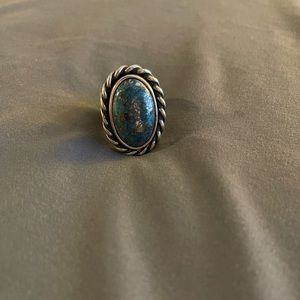 Tightpantstaytay Morenci turquoise ring